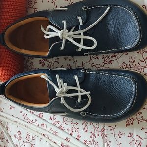 Docksides Blue FootPrints by Birkenstock Sz 42